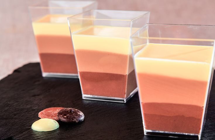 Десерт Три шоколада